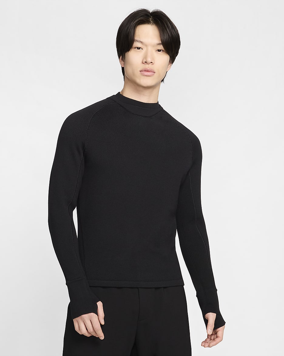 Nike knit long sleeve top hotsell